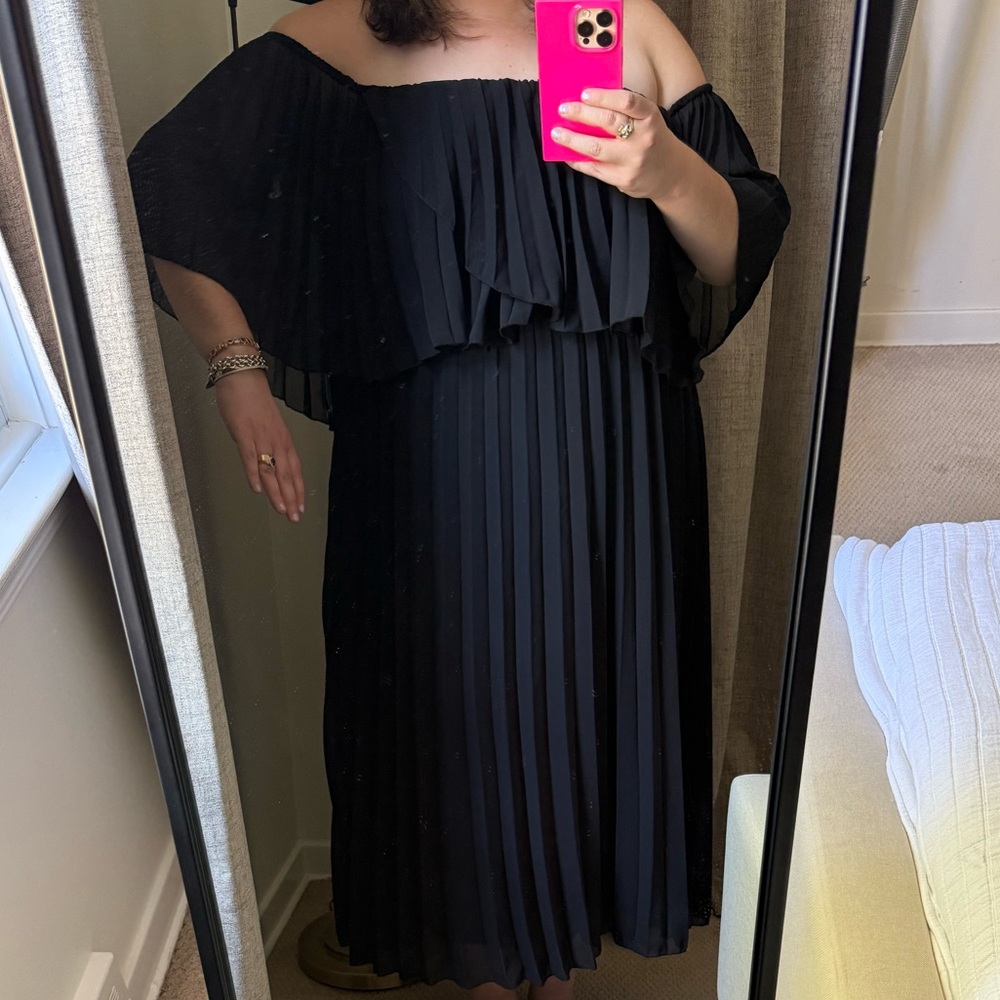 ASOS Curve Pleated Dress